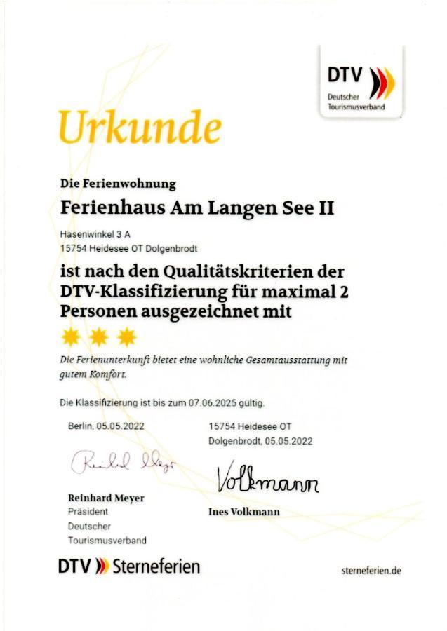 Ferienhaus Am Langen See II Heidesee Екстер'єр фото
